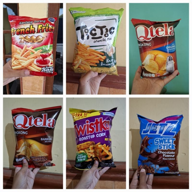 

ALL Snack ecer jetz chitato chuba chiki balls potabe taro lays cheetoz twistko tango doritos nabati krisbee french fries