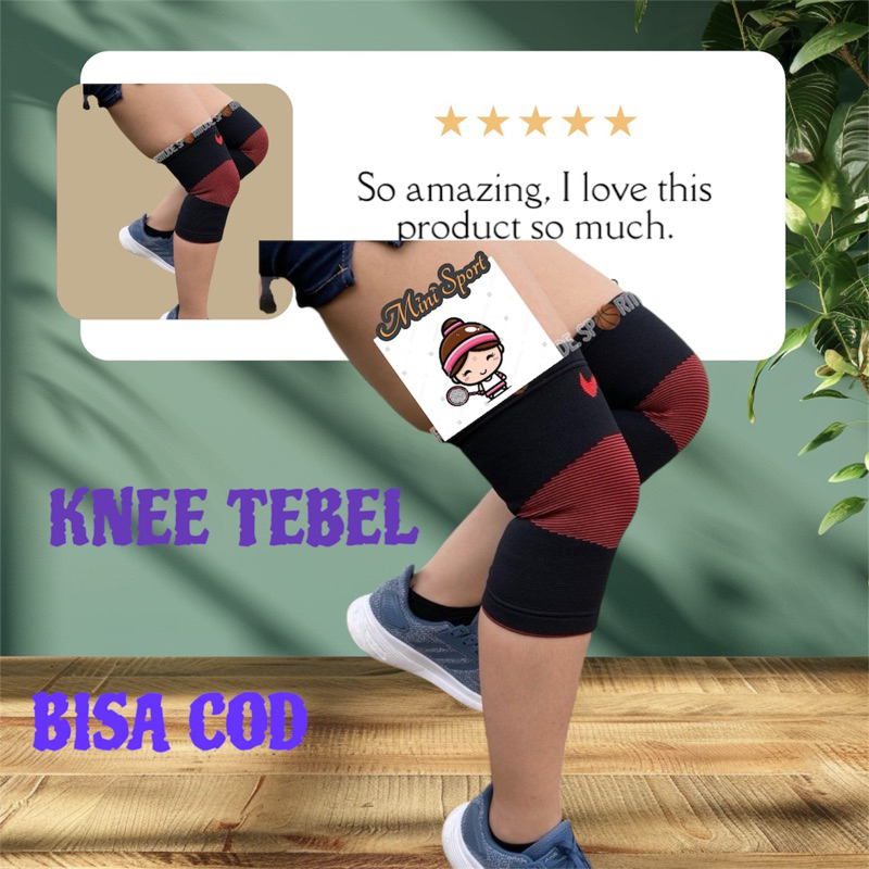 DEKER KNEE TEBEL PELINDUNG LUTUT BADMINTON VOLY