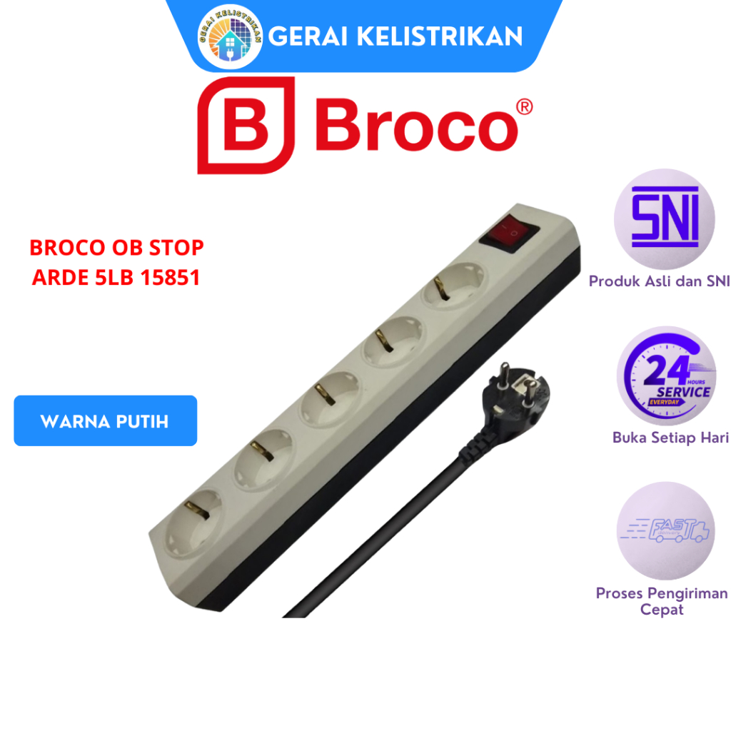 BROCO OB STOP ARDE 5LUBANG - 15851