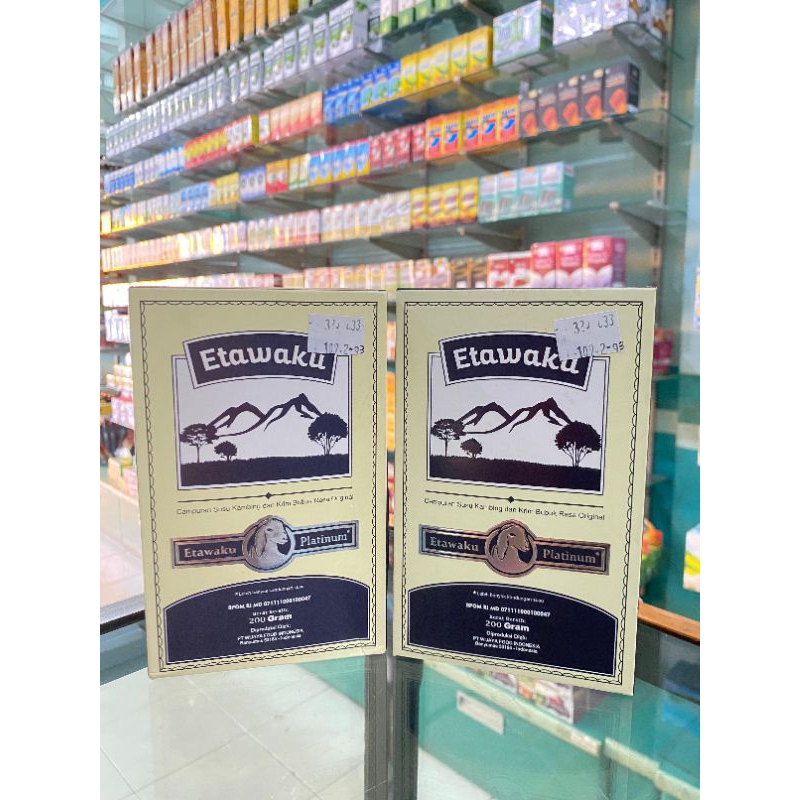 

ETAWAKU PLATINUM / SUSU KAMBING ISI 200gr RASA ORIGINAL / 100% BAHAN ALAMI ini