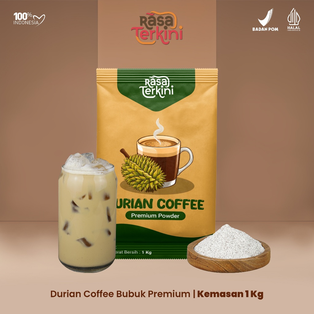 

Bubuk Minuman Durian Coffee - Rasa Terkini Kemasan 1 Kg