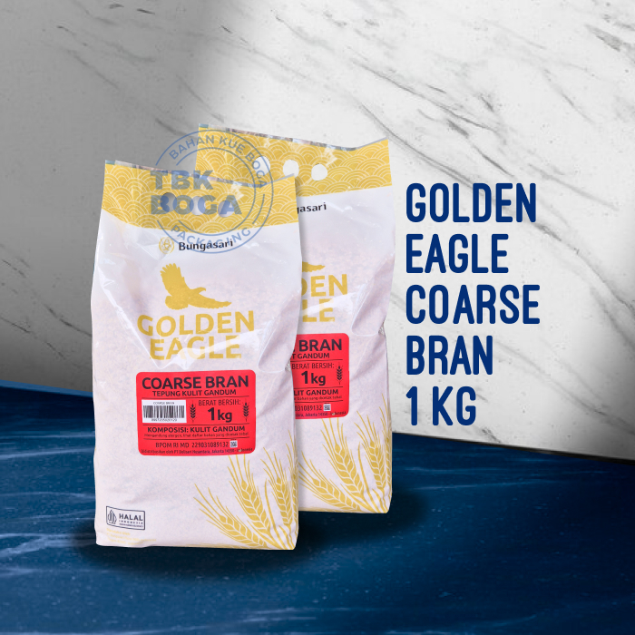 

Tepung Golden Eagle Coarse Bran ( 1 kg ) Kulit Gandum Wheat