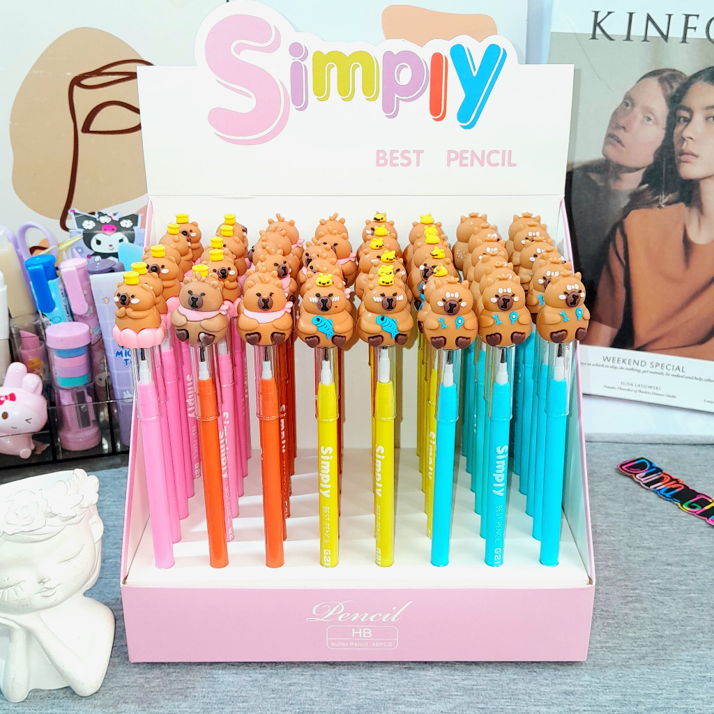 

Pensil Susun CAPIBARA Versi 2 Super Imut Lucu / Pensil Susun Capibara Kekinian Favorit Anak Ready 4 Variant Warna Stationary Fancy Best Quality Bisa Grosir dan COD Harga Termurah