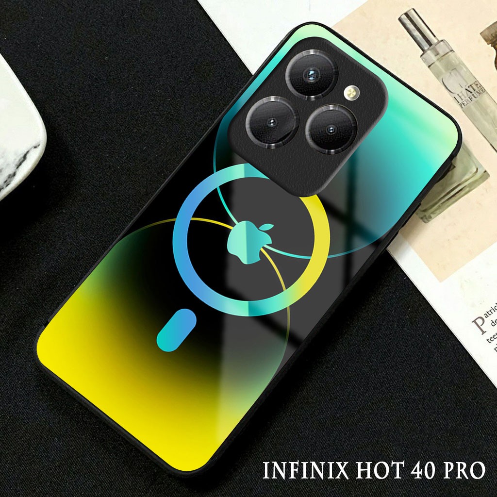 Softcase Glossy Glass Infinix Hot 40 Pro Terbaru [GC14 ] Casing Handphone Infinix Hot 40 - Pelindung