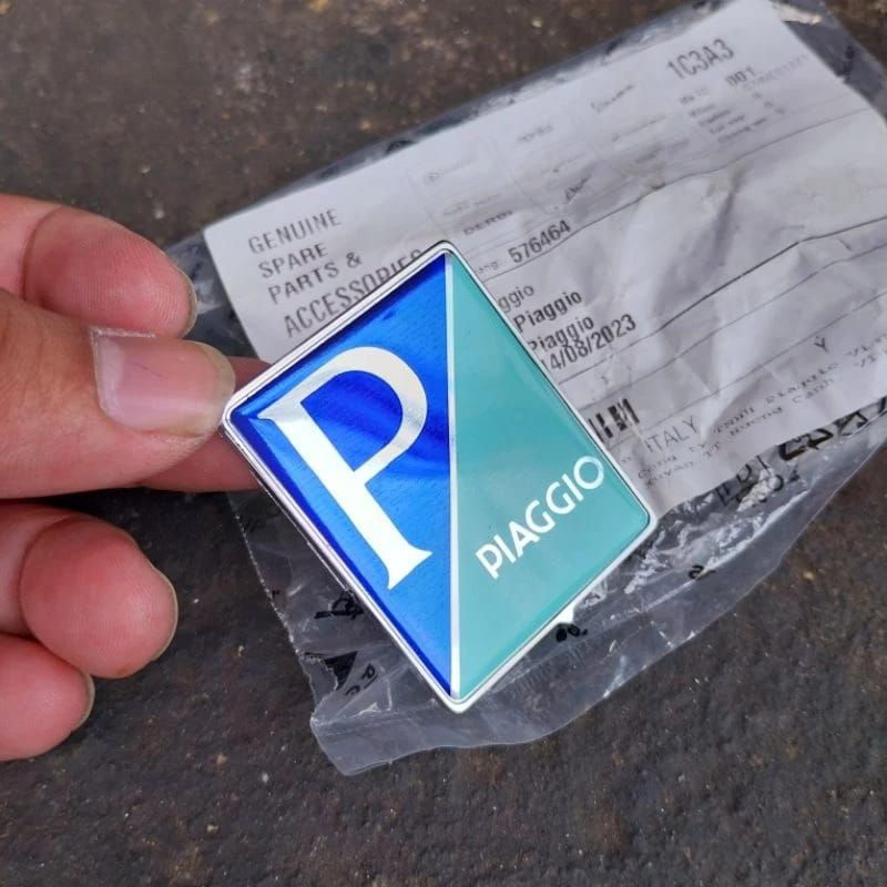 Emblem Logo Piaggio P/ Vespa Matic Original Piaggio