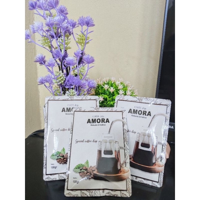 

Kopi drip amora isi 10pcs /kopi hitam robusta/kopi drip hitam