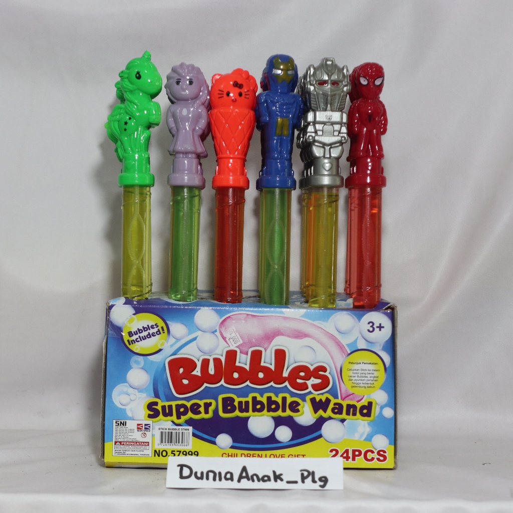 Mainan Bubble BESAR / Bubble Sabun STICK / Gelembung Tiup Balon Karakter / bubble sabun / Mainan Ana