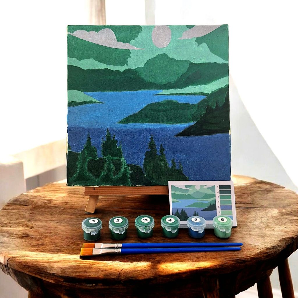 

DIY Paint By Numbers Kit 1 Set - Lake E