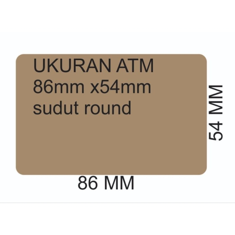 

akrilik potongan ukuran atm bahan bening 1,5 mm & 2mm
