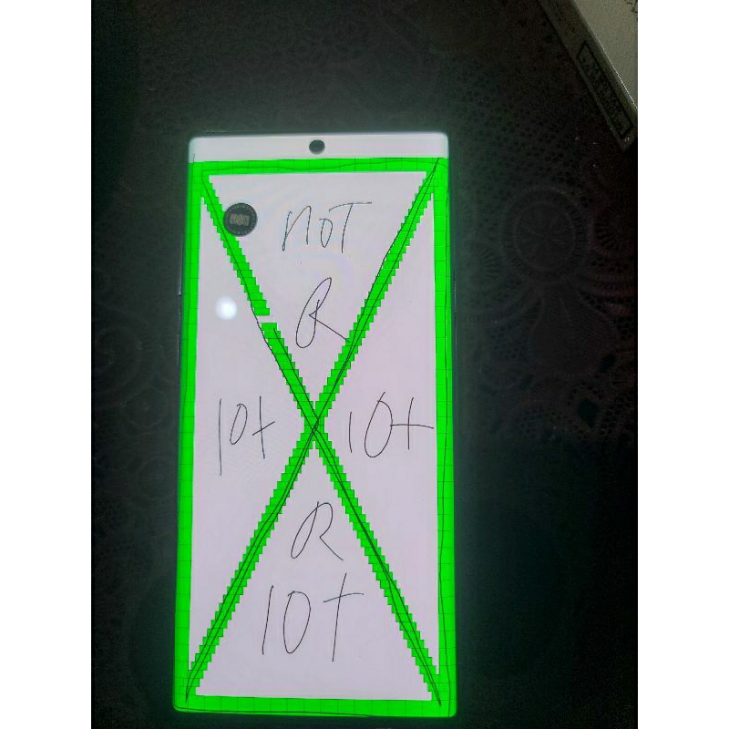 Lcd samsung note 10 plus mulus minus