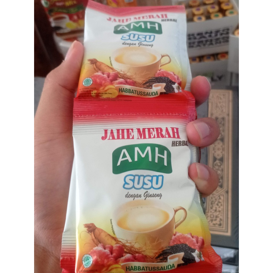 

AMH Susu Jahe Merah Kemasan Sachet (1renceng)