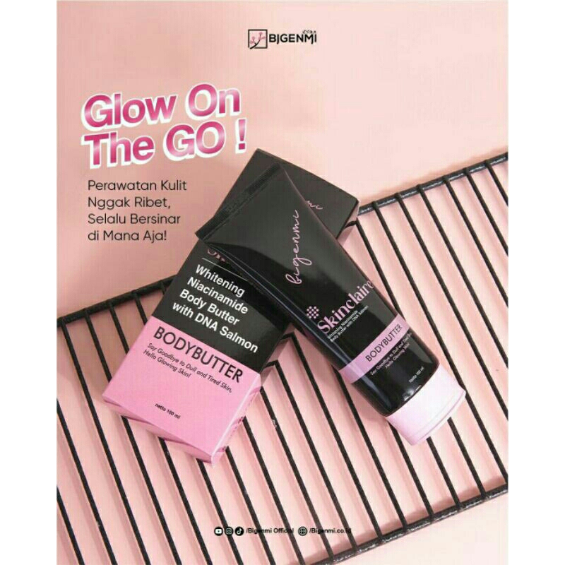 [𝟏𝟎𝟎% 𝐎𝐑𝐈𝐆𝐈𝐍𝐀𝐋] NEW PACKAGING Skinclaire Body Butter DNA SALMON Bigenmi Melembabkan Mencerahkan