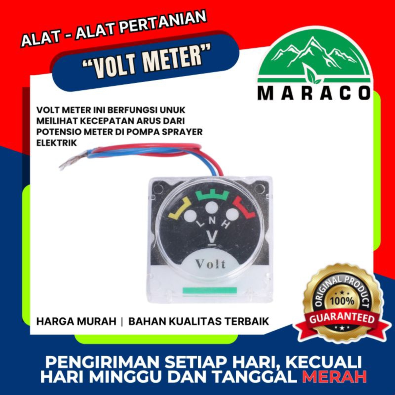 VOLTMETER SPRAYER MSA ( Volt Meter Sprayer Elektrik )
