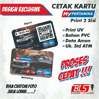 

Cetak Kartu Print UV / My PERT / Bahan PVC / Id Card Bisa