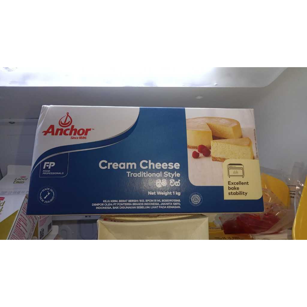 

(KHUSUS GOSEND) TIDAK BISA COD Anchor Cheese Cream kemasan 1 kg