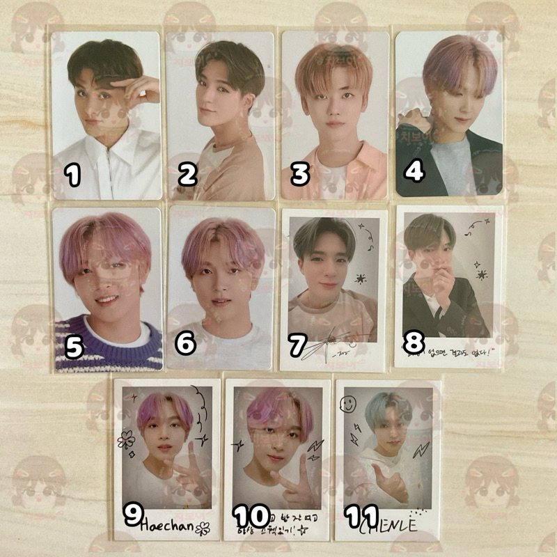 PHOTOCARD MARK JENO HAECHAN JAEMIN CHENLE DREAM VIBE SCRATCH COLLECT BOOK COOKIE LUCKY DRAW LD LUCKD