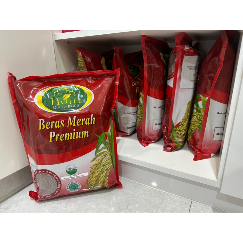 

Beras Merah HOTEL 5kg - Beras Merah Organik - Beras Organik Merah - BERAS HOTEL Organik Merah