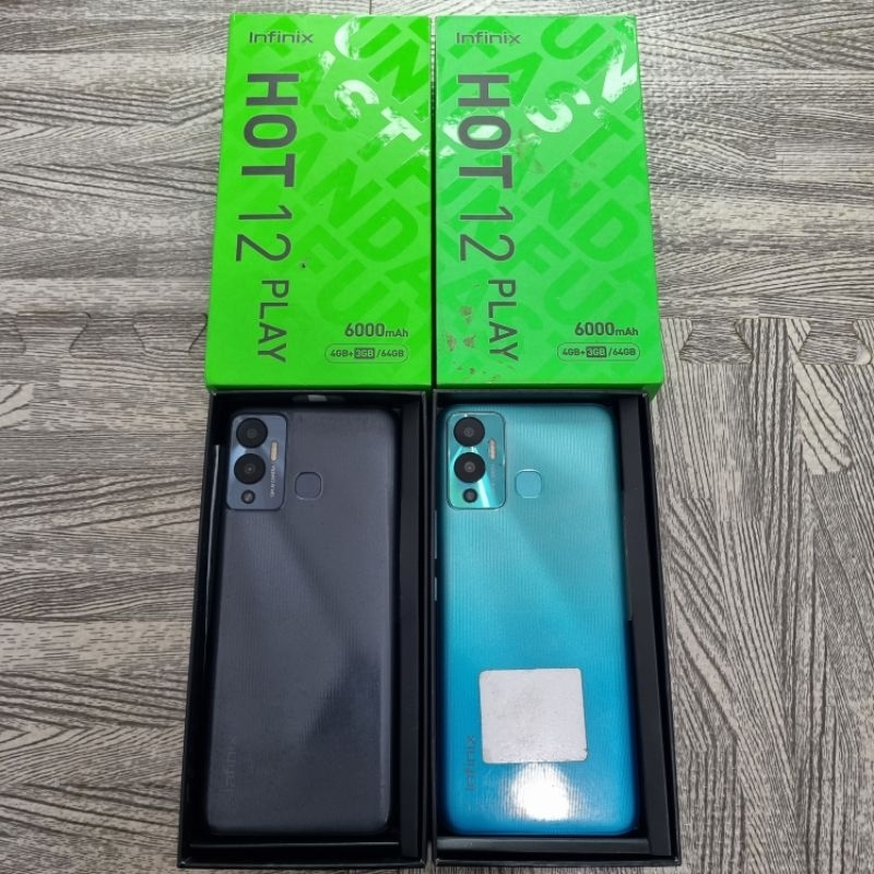 Infinix Hot 12 Play 4/64GB 4/128GB Second Fullset