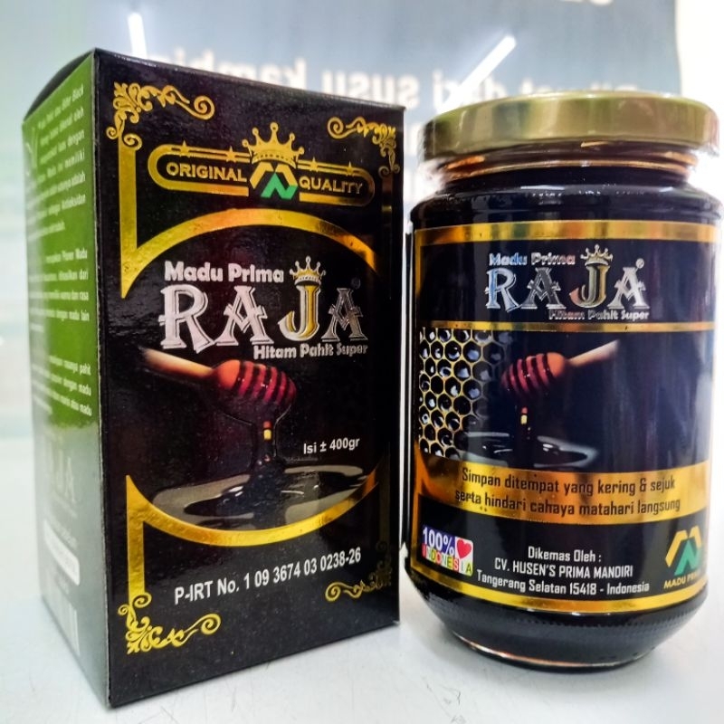 

Madu Prima RAJA Hitam Pahit Super 400 gr