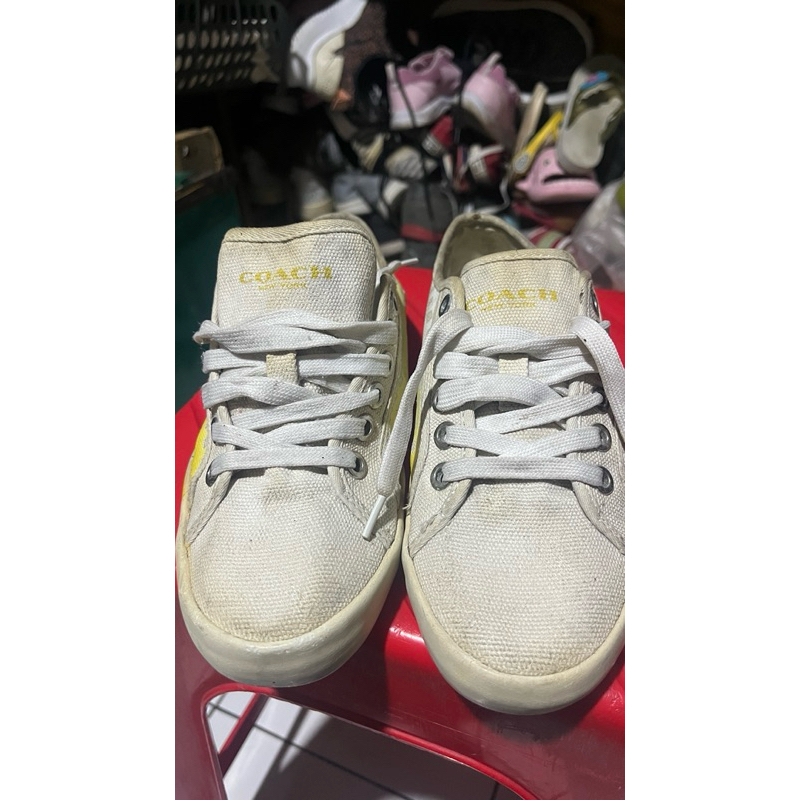 sepatu casual coach second 37/23,5