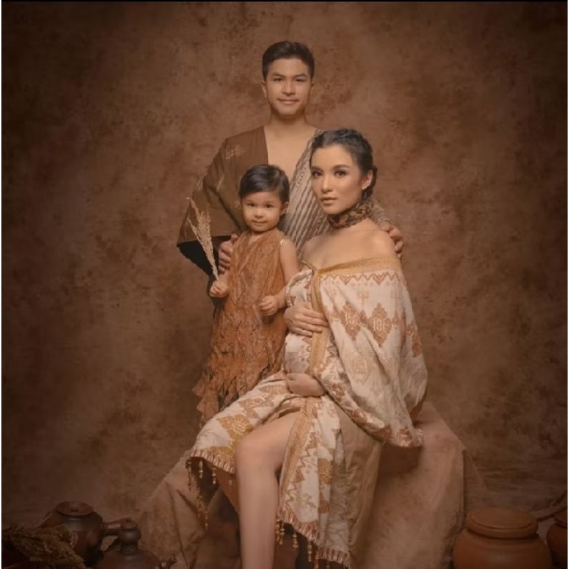 kain background foto studio abstrak coklat