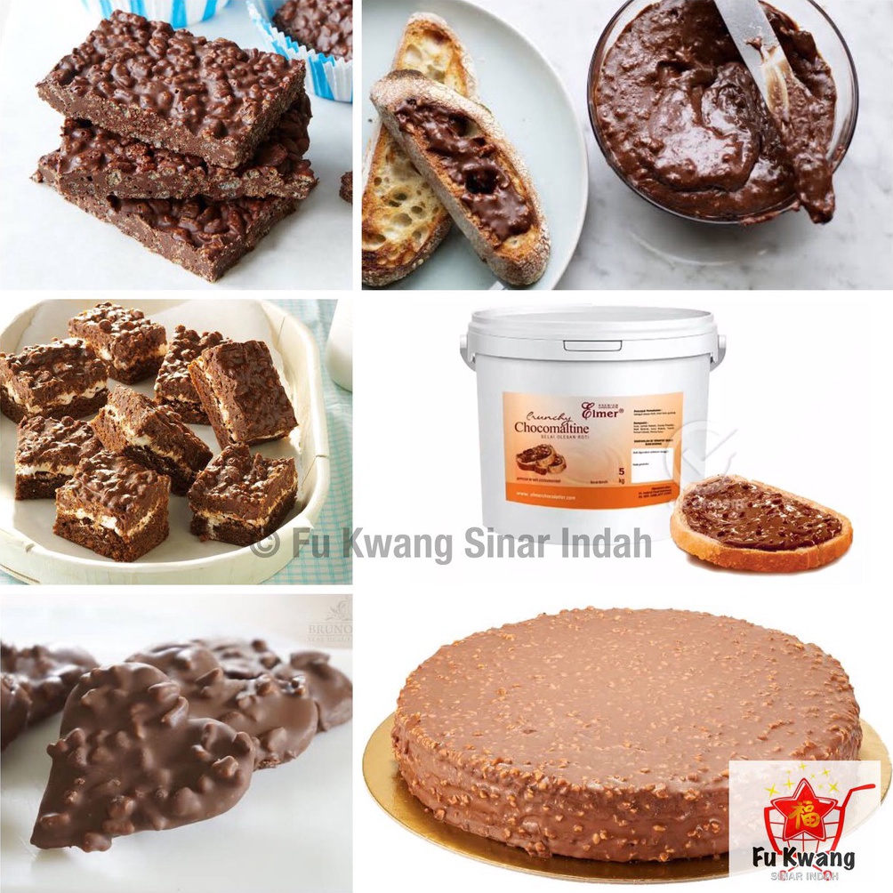 

Memang Keren Elmer Chocomaltine Crunchy Selai Olesan Topping 25 gram