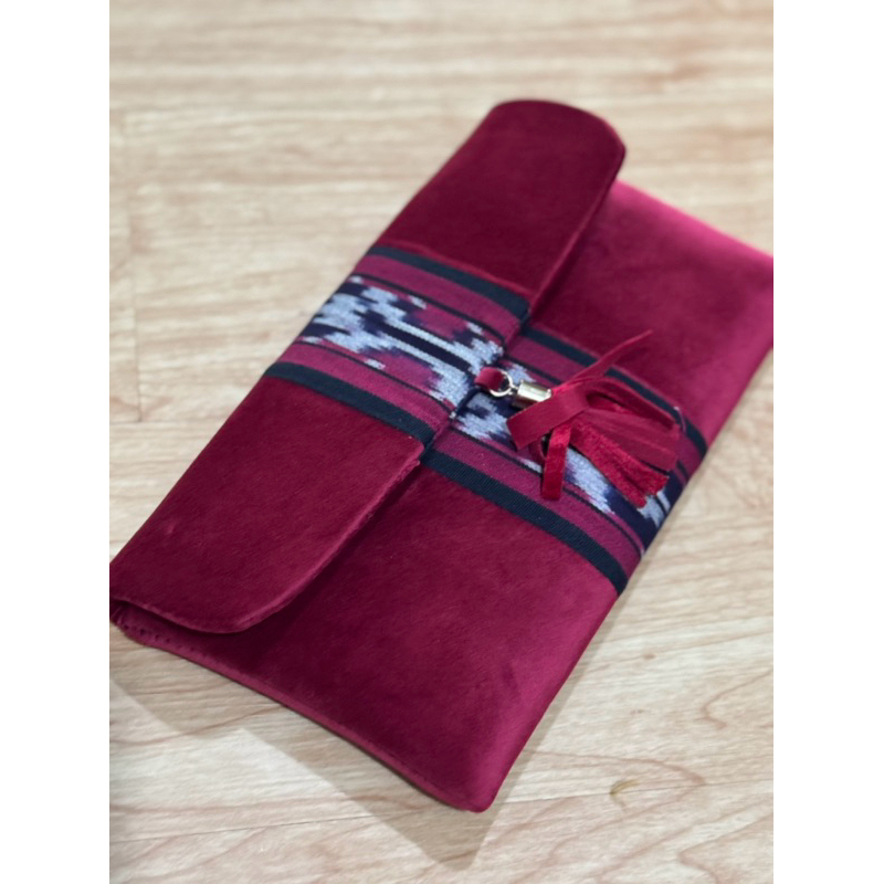 pouch tenun etnik souvernir songket