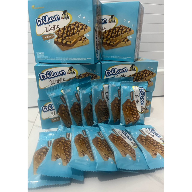 

DILAN WAFFLE RASA COKELAT HALAL 1 BOX ISI 12 PCS