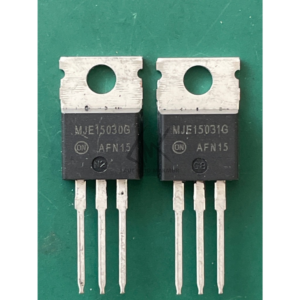 1 SET TRANSISTOR MJE15030 MJE15031 ON ORIGINAL MJE 15030 MJE 15031 ASLI ups