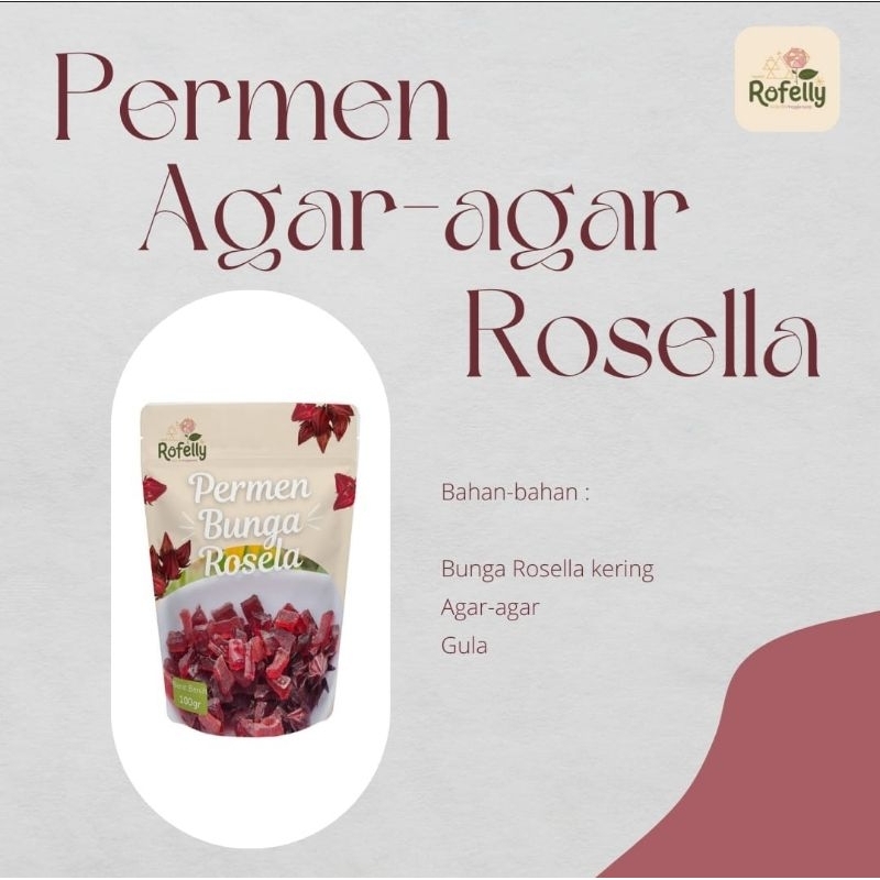 

Permen Agar-Agar Bunga Rosella