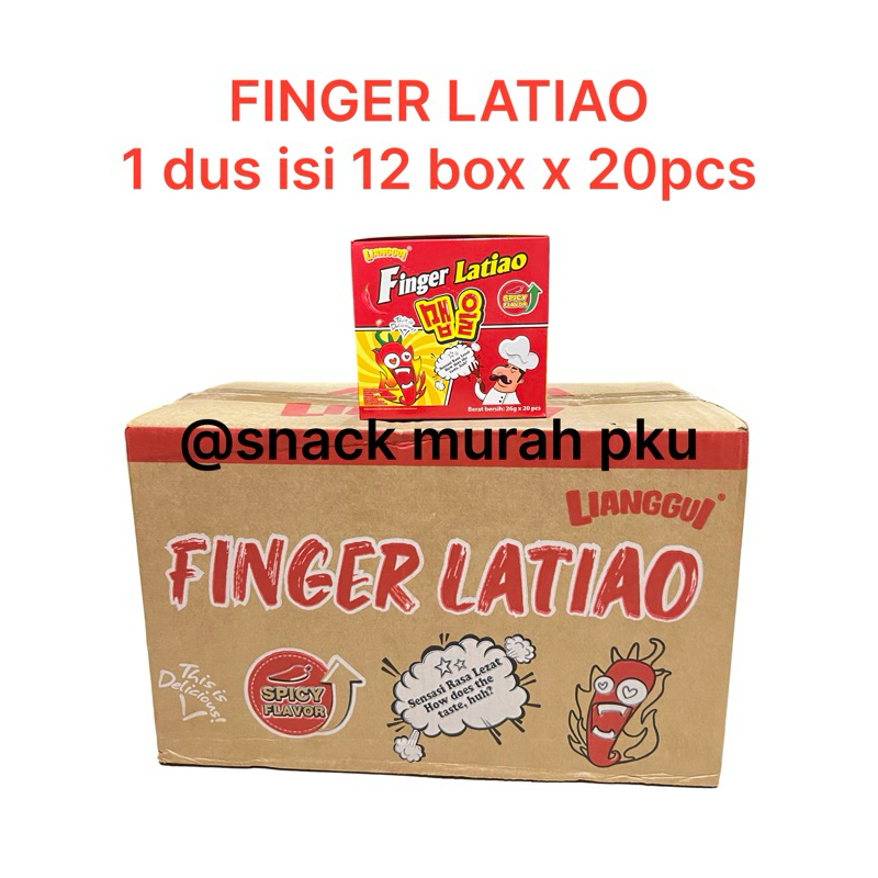 

FINGER LATIAO LIANGGUI (jual per dus) isi 12box x 12pcs