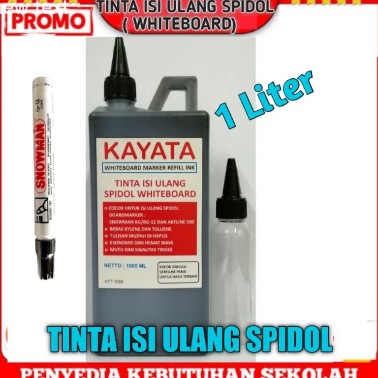 

ART C1Y5 TINTA ISI ULANG SPIDOL WHITEBOARD BERKUALITAS Tinta isi ulang lebih hemat 1 Liter