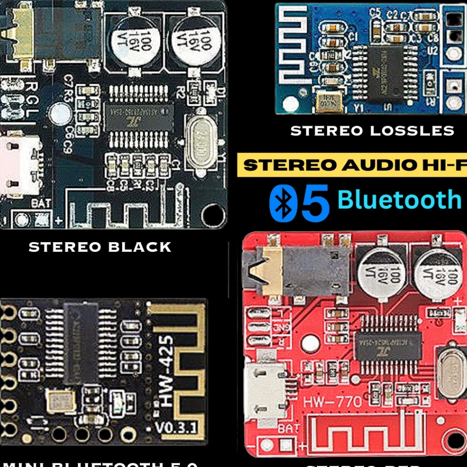 Kit Modul bluetooth 5  audio receiver mp3 player 5V