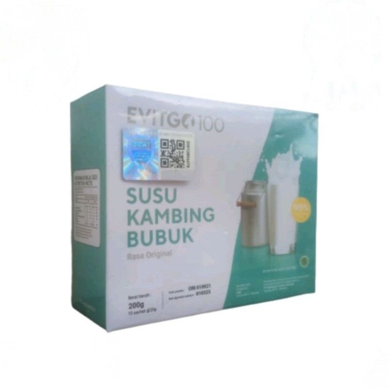 

EVITGO 100 SUSU KAMBING BUBUK 1 BOX ISI 10 SACHET