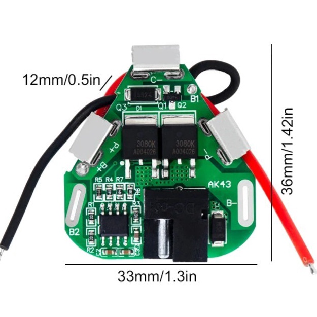 ART O8Y4 Modul BMS Seperpat Baterai 12V 21V BMS Modul Sparepart Baterai Jld Ryu Modern BMS 21V Lithi