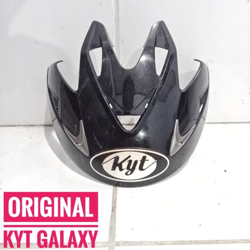 Aksesoris Capil Topi Helm KYT Galaxy Slide Flat Belas ORI copotan