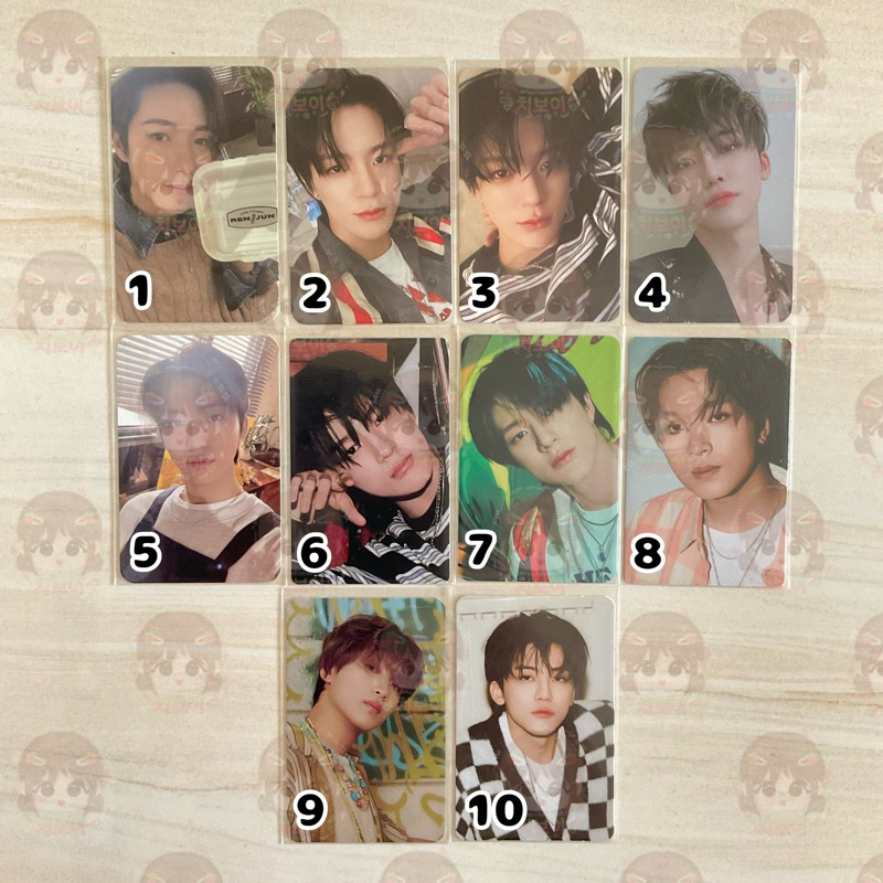 PHOTOCARD RENJUN JENO HAECHAN JAEMIN HOT SAUCE REUSABLE CUP TUMBLER CAFE 7 DREAM PHOTO HOLDER KEYRIN