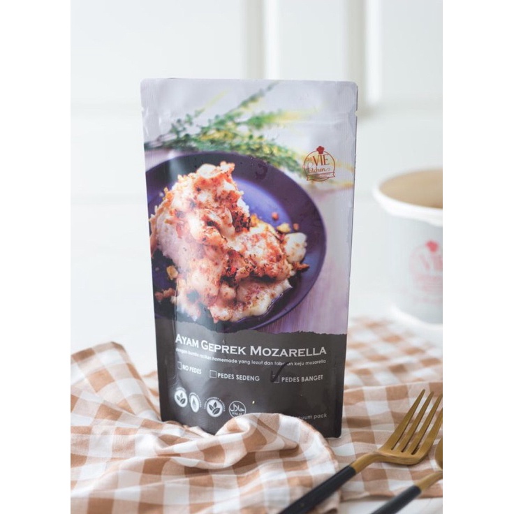 

Cuma satu hari Ayam Geprek Mozarella Vakum Pack No Pedas NP