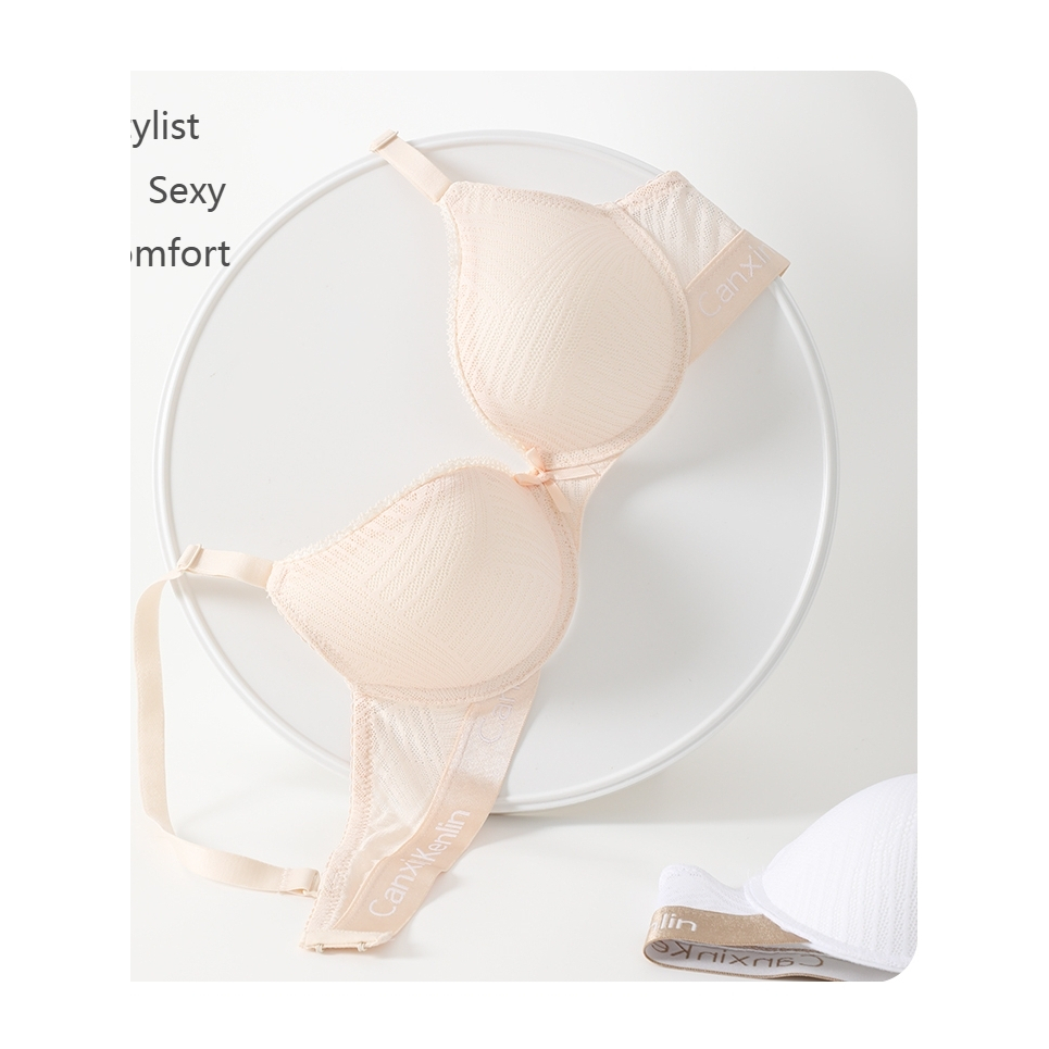 CanxinKenlin #649 Bra pengencang payudara busa tipis tali bahu lepas pasang,cup c women，br a cantik