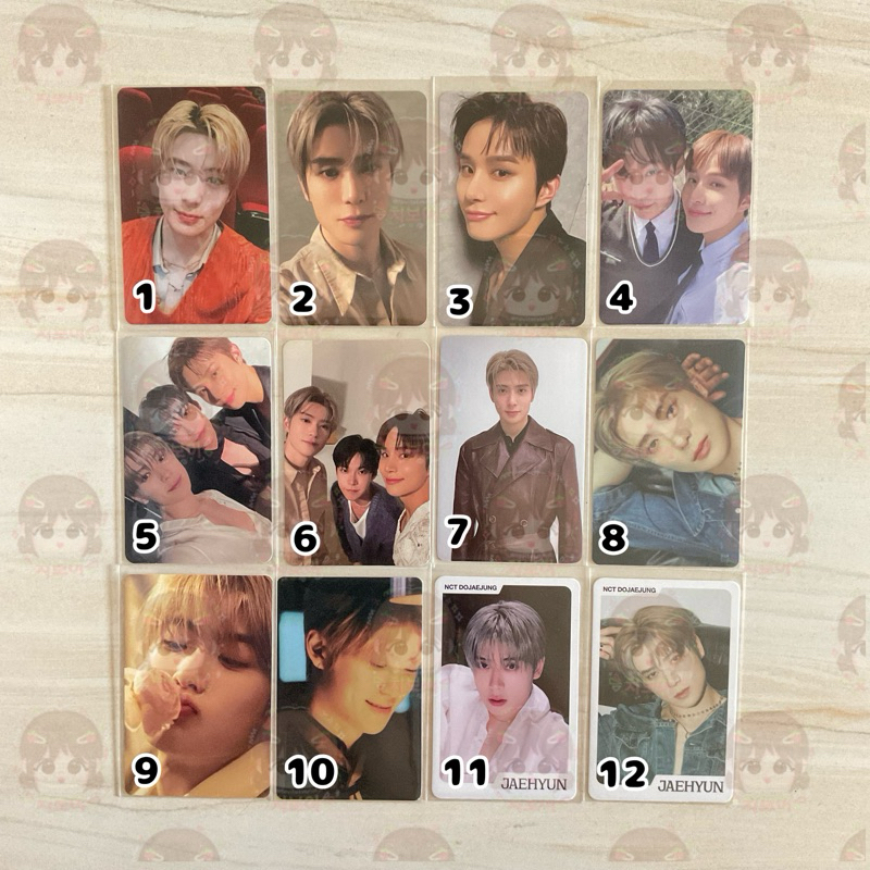 PHOTOCARD DOYOUNG JAEHYUN JUNGWOO PHOTOBOOK BOX PERFUME NCT DOJAEJUNG THE FIRST MINI ALBUM DJJ PC ON