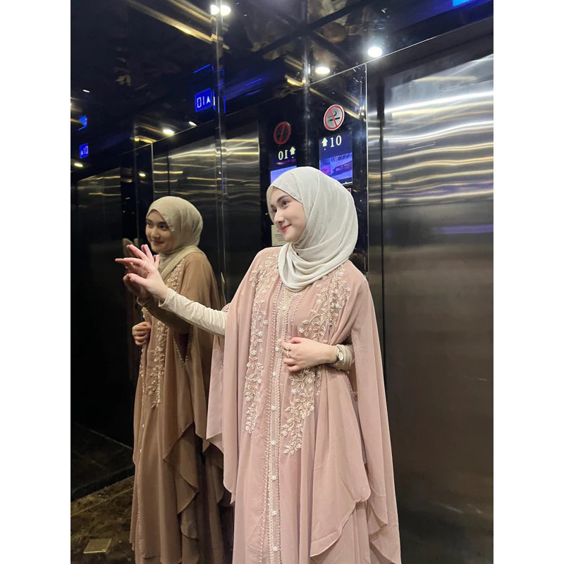 Promo Kaftan GHINA Free Inner Belt Dan Pashmina Kaftan Terlaris Kaftan Lebaran Kaftan Pesta Kaftan P