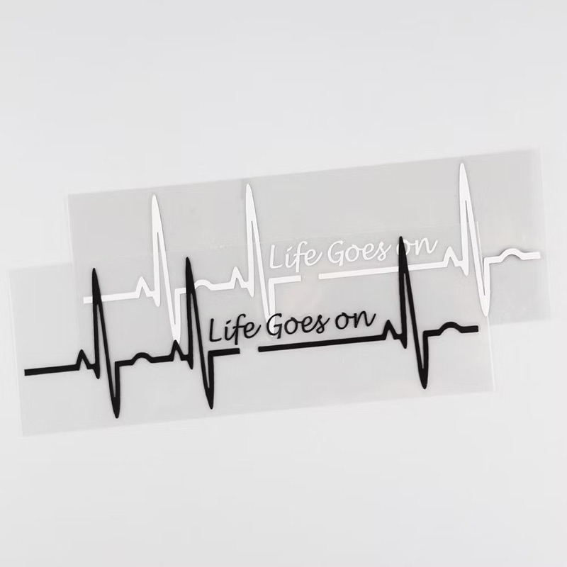 

Sticker life goes on viral cutting stiker