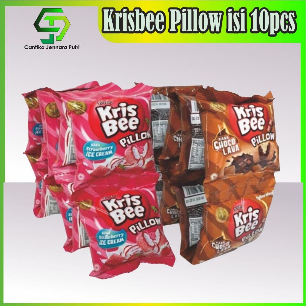 

Krisbee Pillow Chocolava / Strawberry Ice Cream 6 Gram Renceng (isi 10 pcs)