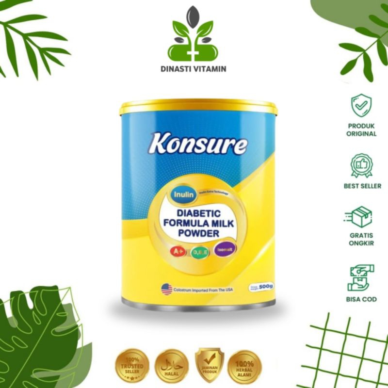 

Konsure Susu Diabetes Formula Milk Powder Atasi Kencing Manis Original