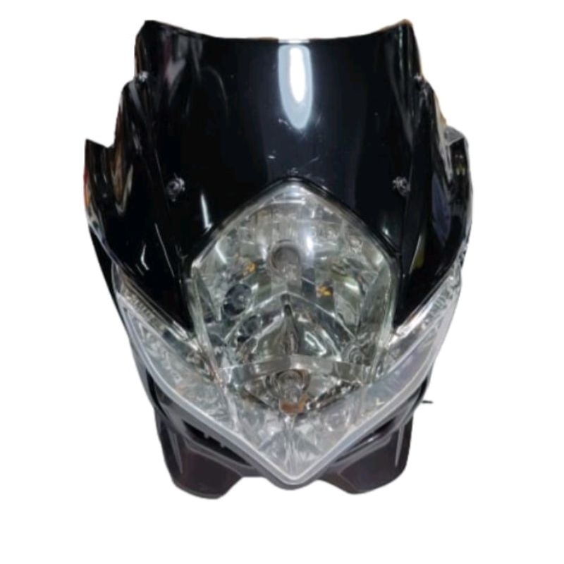 Reflektor Headlamp Batok Kepala Lampu Depan Satria Fu Barong Fullset Plus Bohlam