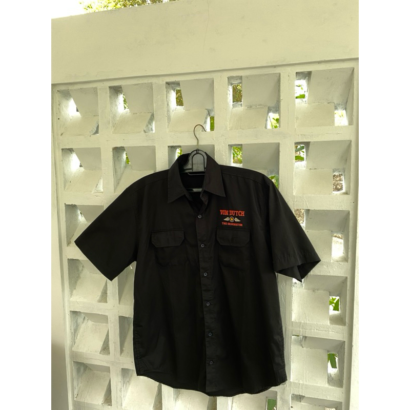 workshirt vondutch kemeja von dutch original 100%