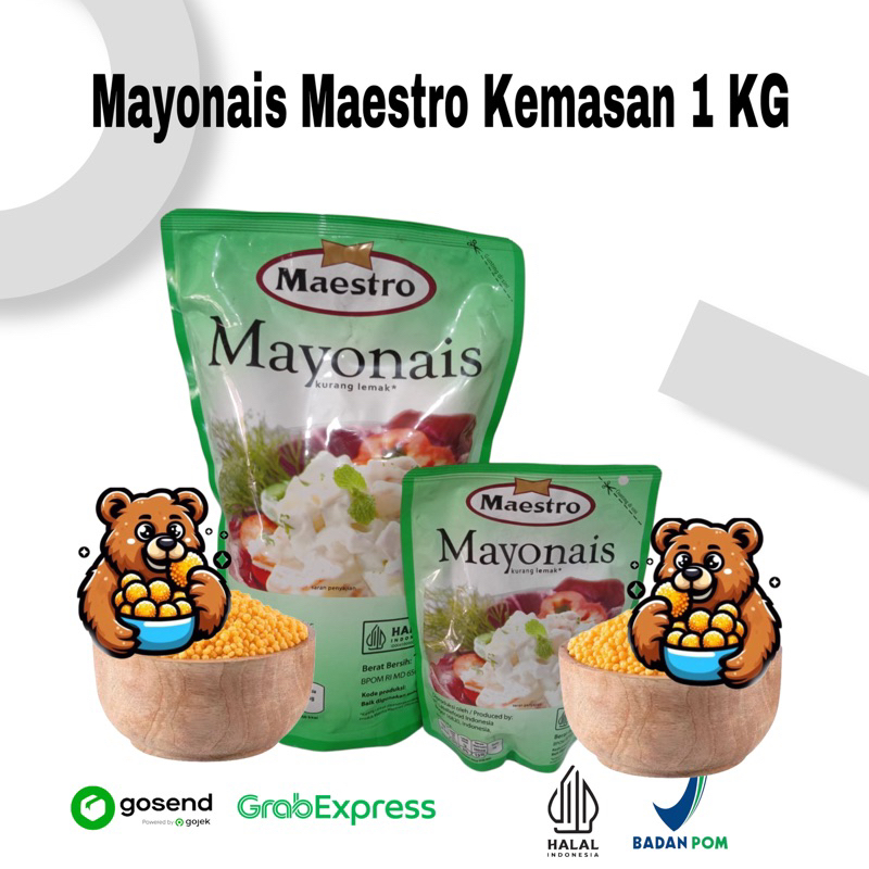 

Maestro Mayonias Kemasan 1 KG Halal