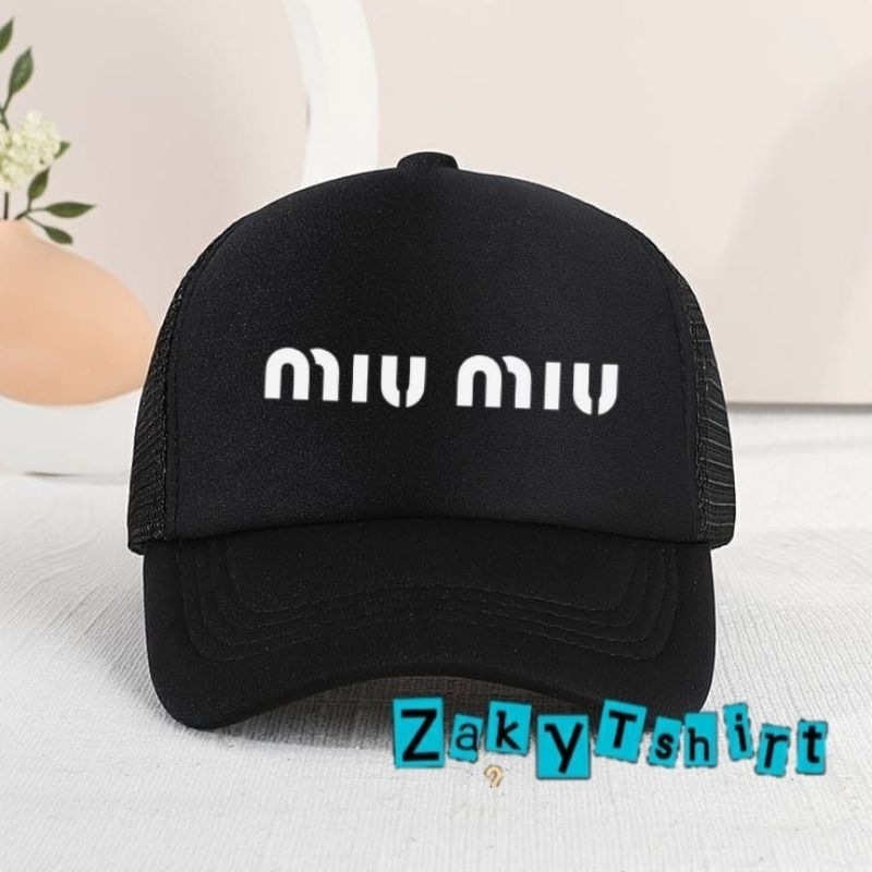 Topi Bisbol / Topi Trucker / Topi Jaring  Miu Miu