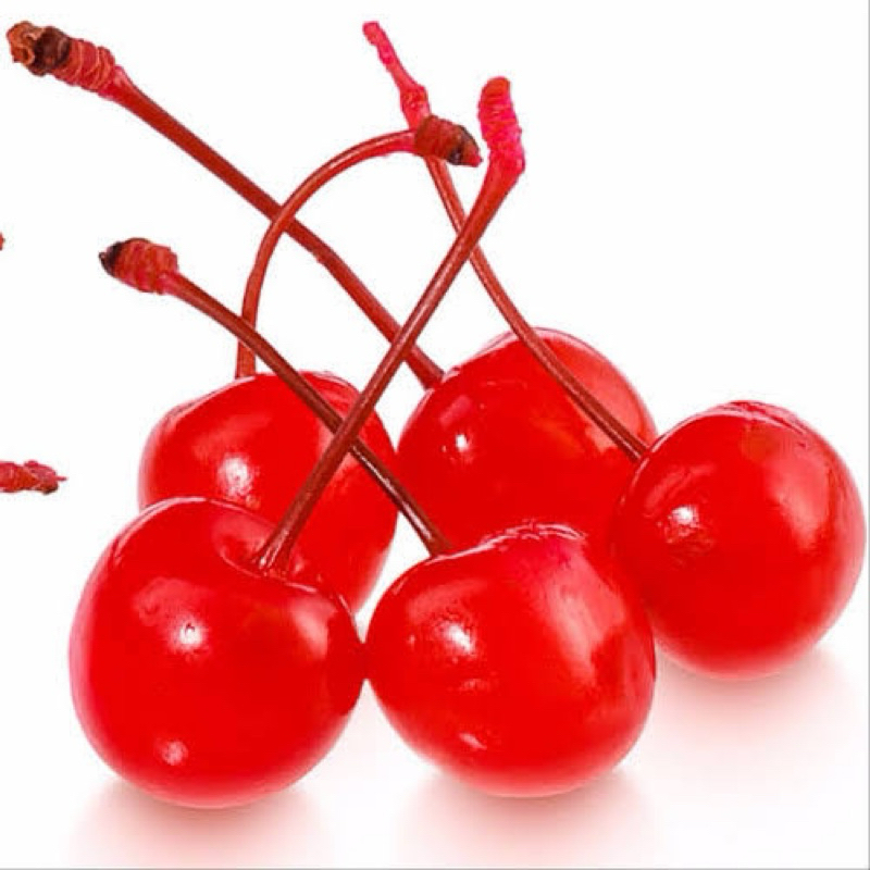 Cherry tangkai / cherry merah / cherry hijau dengan tangkai  isi 10pcs