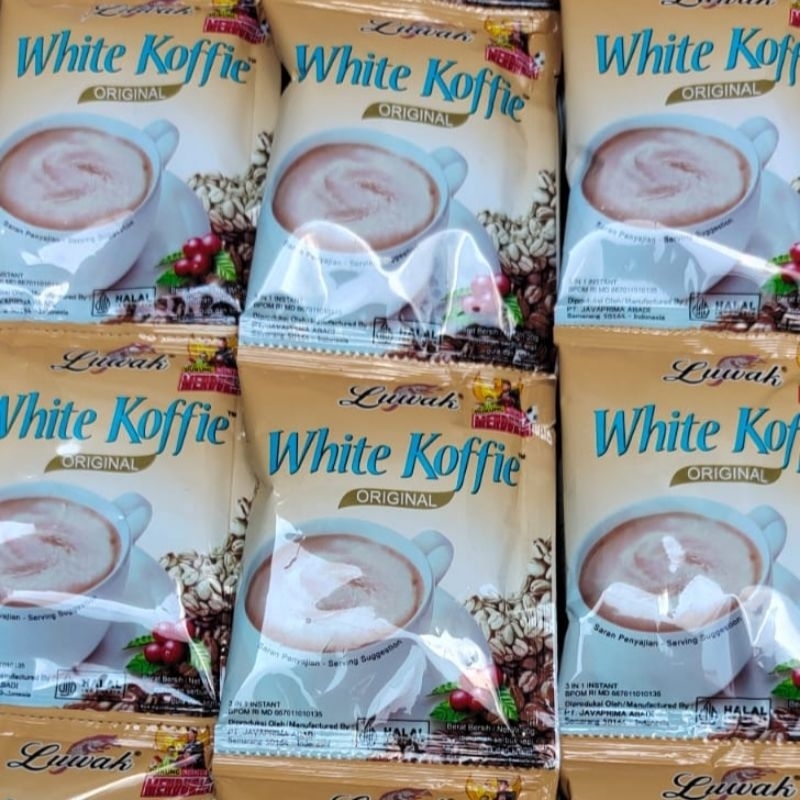 

PROMO White Koffie Luwak 10pcs (1 renceng)